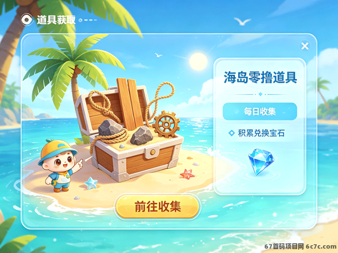 闪闪历险记公测:海岛道具换宝石,齿轮产铁矿玩法解析