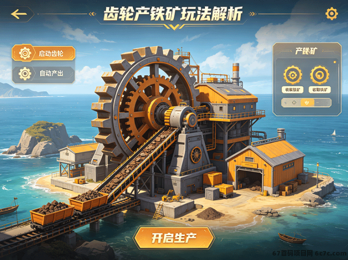 闪闪历险记公测:海岛道具换宝石,齿轮产铁矿玩法解析