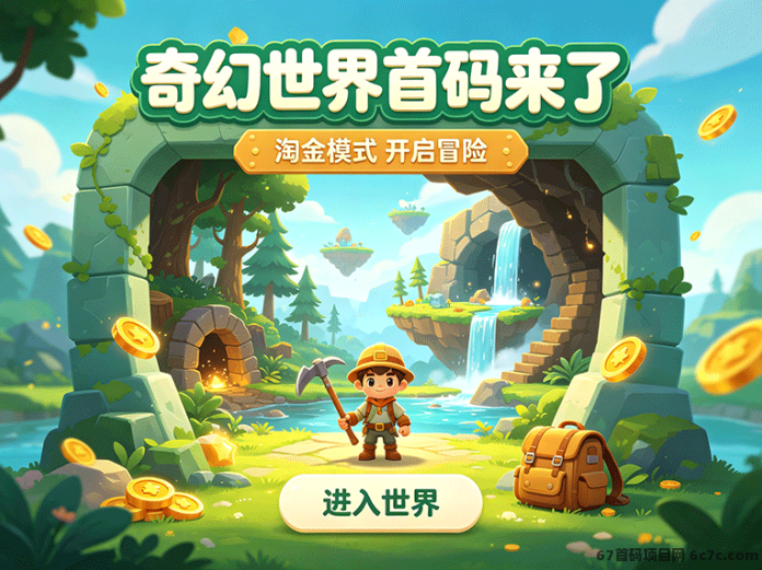 奇幻世界首码来了:淘金模式,新手也能玩