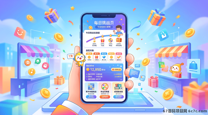 乐趣集市新项目开启,每日小游戏加任务,收集积分兑换活动奖励