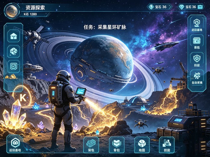 《星环宇宙》星际探索玩法上线,探索星球开启多元玩法
