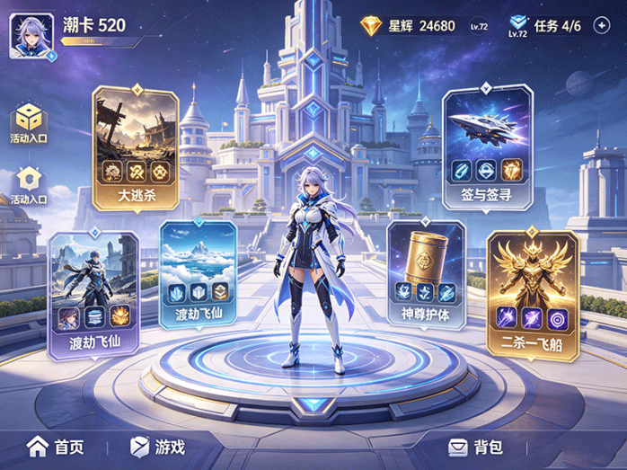 《臻途》星辉世界玩法即将上线,多款游戏同步开放