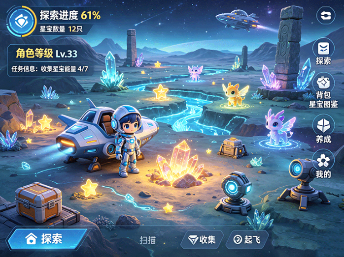 《非凡星宝》星际宝物收集玩法,新项目上线体验多种内容