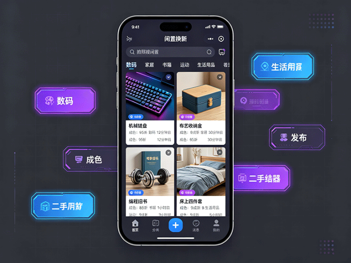 闲置换新新平台上线,二手物品信息集中发布,闲置资源重新流转