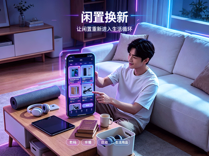 闲置换新新平台上线,二手物品信息集中发布,闲置资源重新流转