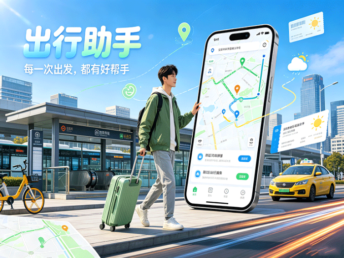 出行助手平台发布,查询路线还能做任务,多项实用功能陆续开放
