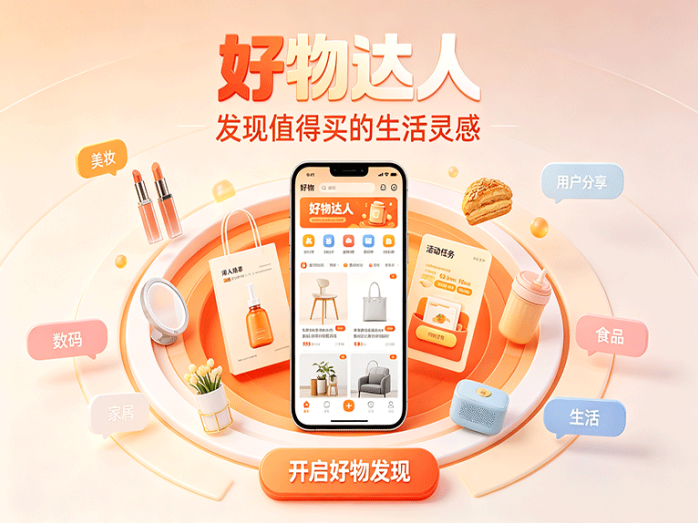 好物达人新平台发布,精选商品与分享任务同步开放,手机端轻松上手