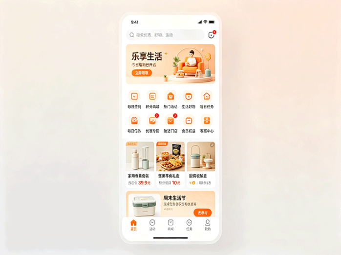 乐享生活新平台开启,日常签到结合互动任务,多项功能集中上线