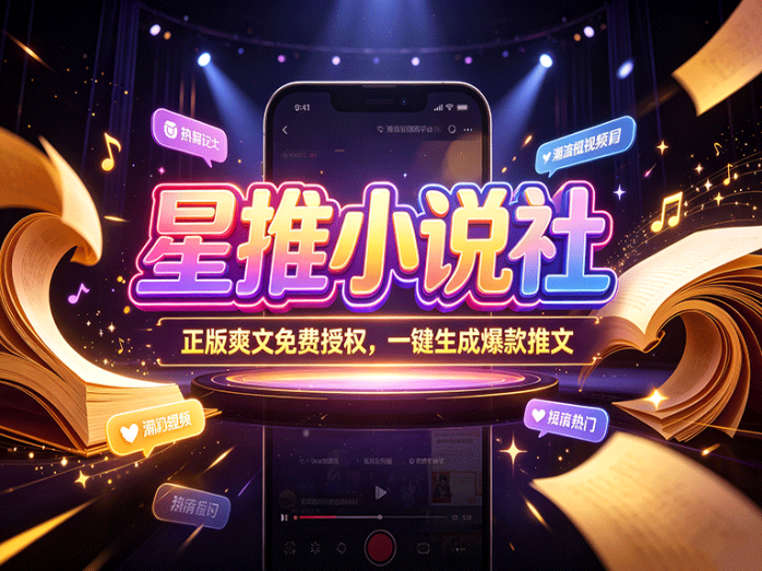 星推小说社:爆款爽文关键词免费认领,挂载阅读出单实操