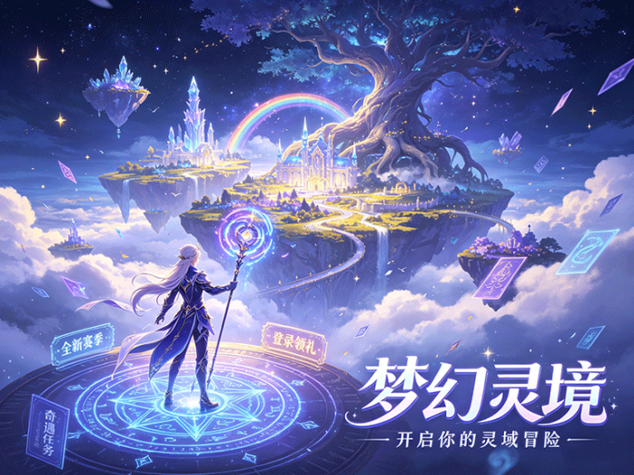 梦幻灵境经典怀旧服首区开荒:全图掉落非绑定强化石与阵法残卷,单号清日常搬砖实操