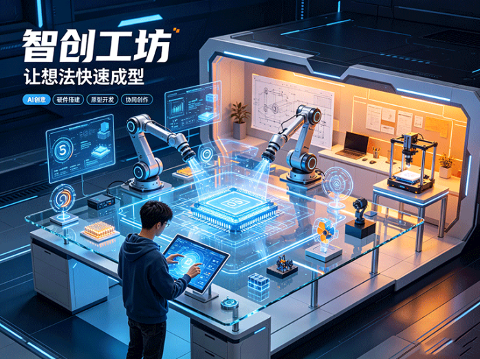 智创工坊新平台开放,AI内容工具集中上线,图片文案与视频制作一站完成