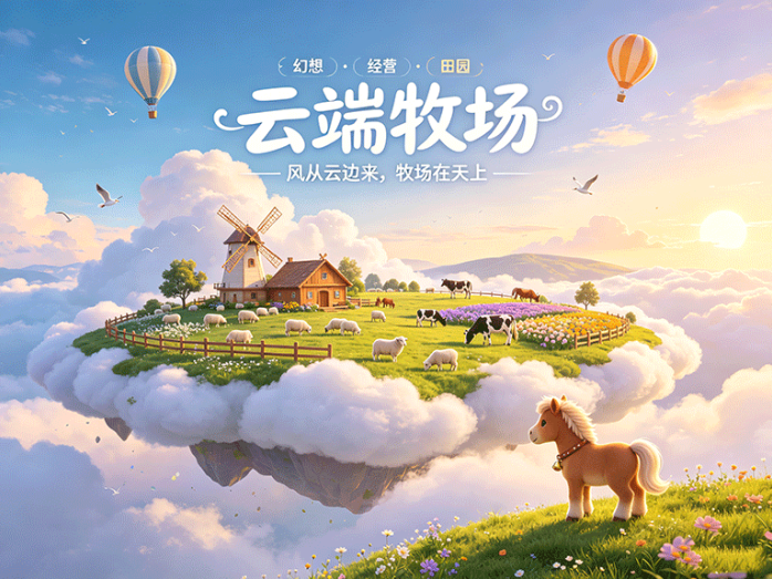 云端牧场不只是养动物,牧场还能自己扩建升级