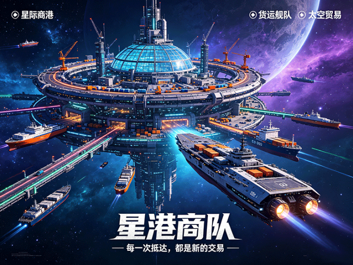 星港商队开启星际贸易玩法,自己的商队自己经营