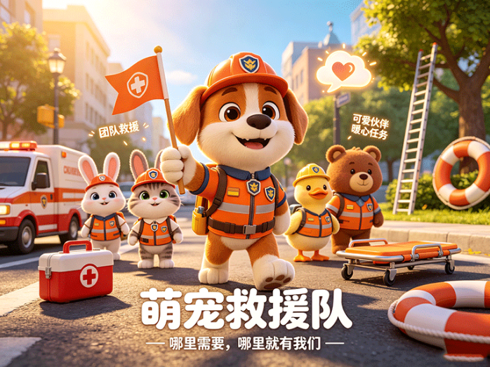 萌宠救援队:闯关救出小动物,不同工具对应不同救援场景