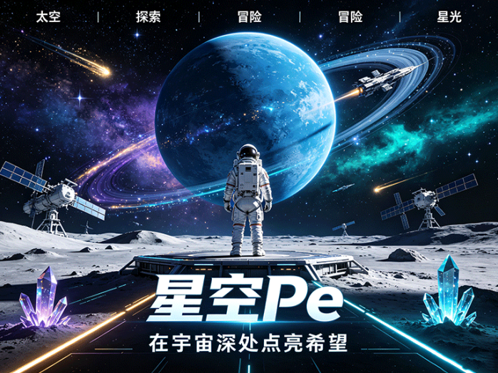 星空Pe全新星际题材项目,探索星空开启资源成长玩法