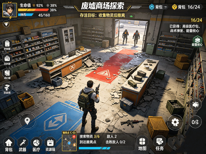潮寄派派玩法新项目,搜集物资还能合成盲盒