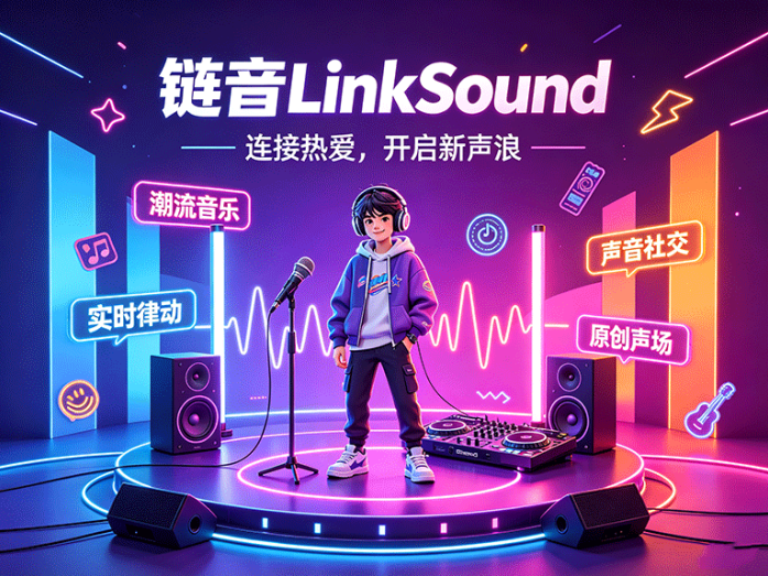 《链音LinkSound》音乐社交新项目,把音乐内容与互动玩法结合起来