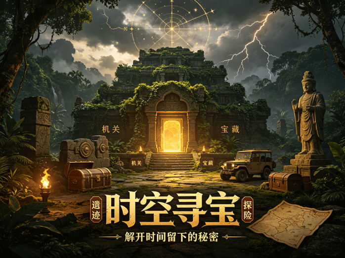 时空寻宝开放首测,每天换图找隐藏宝箱