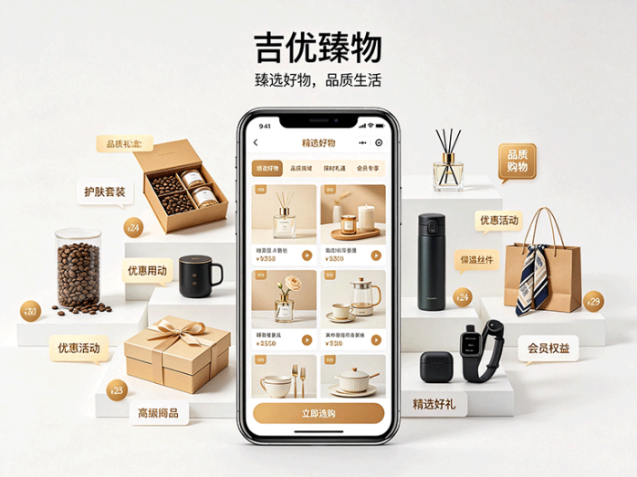 《吉优臻物》臻选好物新玩法,围绕商品消费打造购物平台