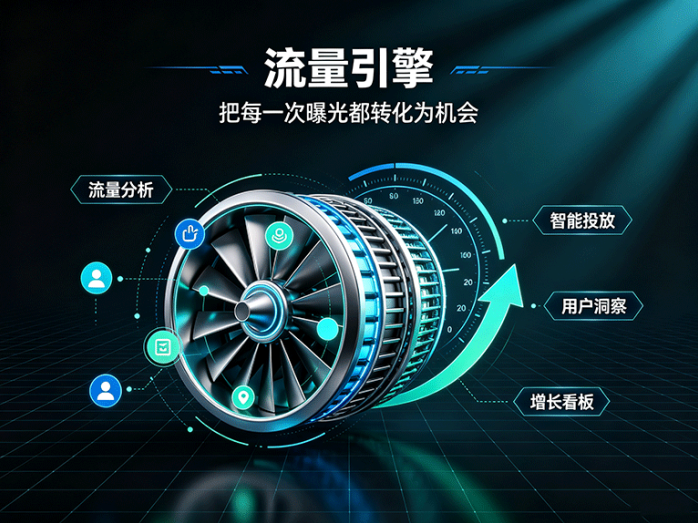 流量引擎:流量运营新玩法,多渠道内容运营集中管理