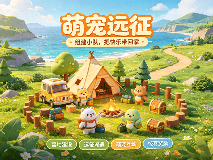 萌宠远征正式开放 多种宠物养成搭配闯关玩法