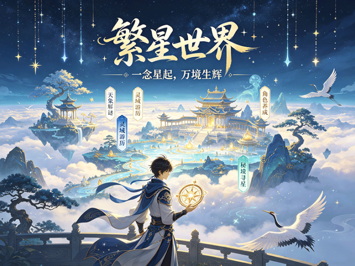 繁星世界玩法上线,送星积分还有积分集市