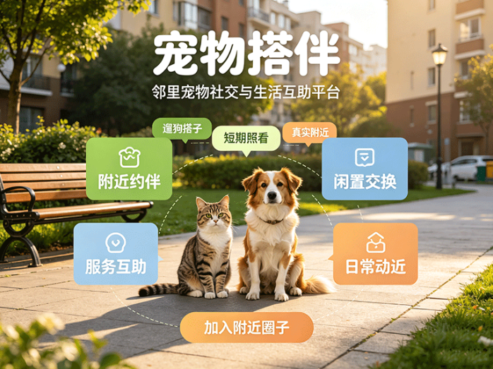 宠物临时照看也能做成生意 这个小程序连接附近养宠需求