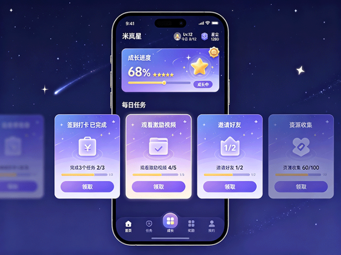 米岚星新项目开启,轻量玩法结合日常任务,空闲时间就能操作