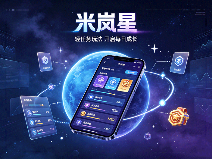 米岚星新项目开启,轻量玩法结合日常任务,空闲时间就能操作