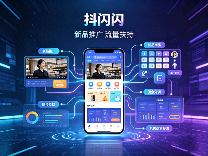  抖闪闪上线,拉新奖励加账号授权扶持,新品流量玩法同步开启