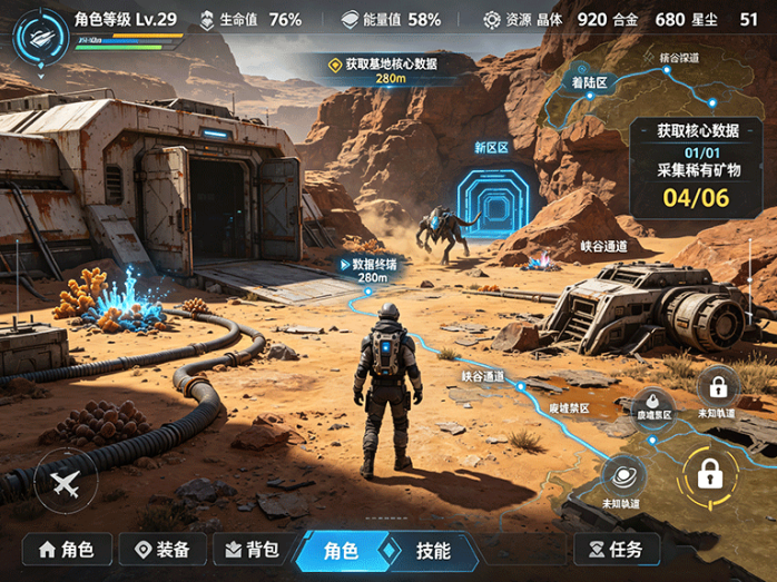逐星者计划开启星际探索,任务成长与未知区域逐步解锁