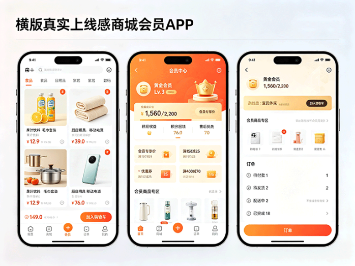 优选家上线,商城消费与会员体系结合,日常购物玩法更清晰