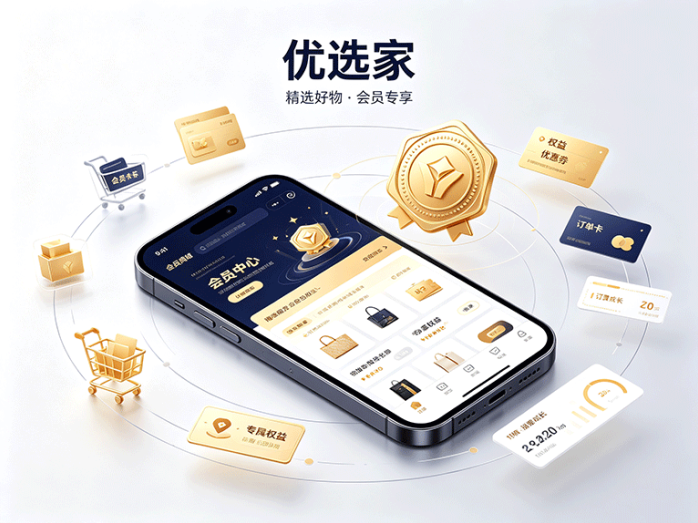 优选家上线,商城消费与会员体系结合,日常购物玩法更清晰