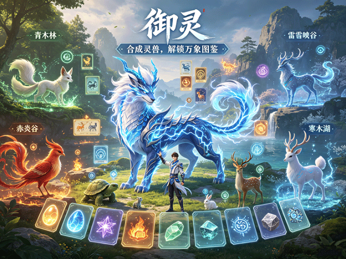 御灵有什么玩法?从灵兽合成到图鉴收集,培养路线和秘境系统全面开放