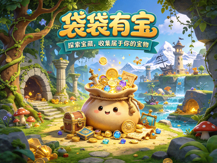袋袋有宝新玩法来了!探索寻找宝物,收集资源解锁养成内容