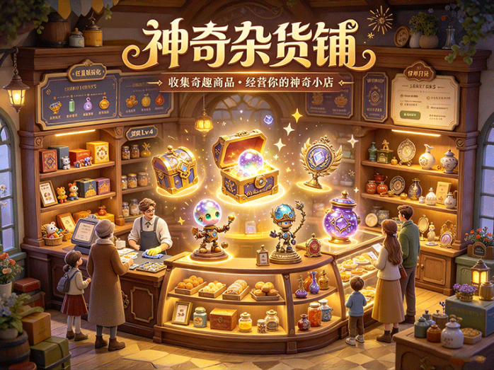 想经营一家神奇杂货铺?收集商品、升级店铺,多种玩法慢慢解锁