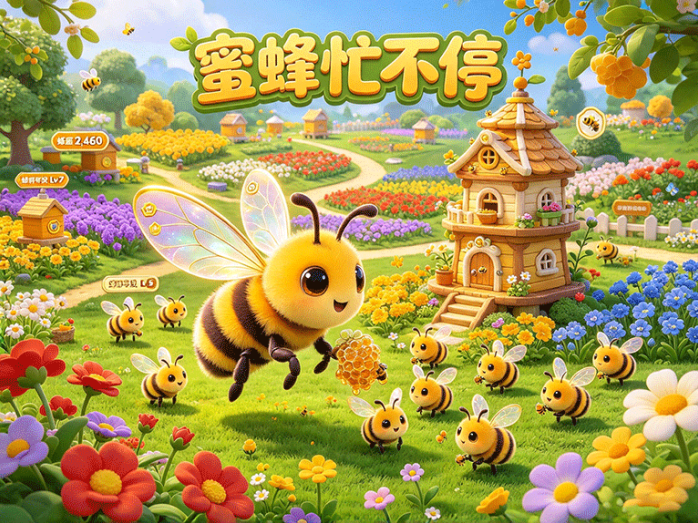 养好蜂群只是开始,蜜蜂忙不停开启蜂箱扩建和花园养成玩法