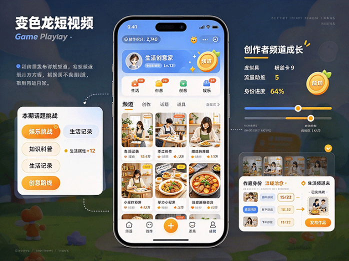 变色龙短视频怎么玩出自己的风格?选择内容方向,打造专属创作者频道