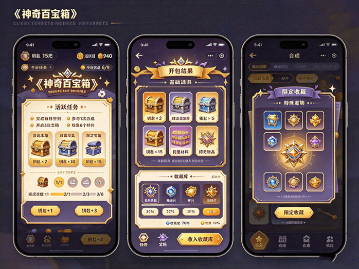 神奇百宝箱怎么玩?每日做任务攒钥匙,多等级宝箱等你开启
