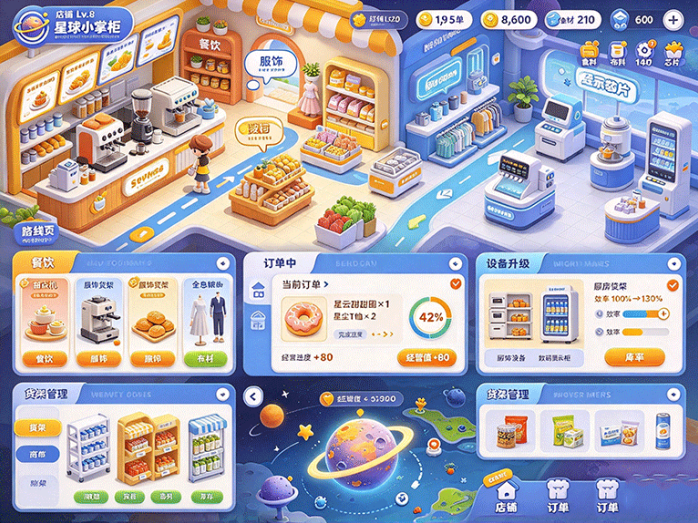 星球小掌柜:开一家属于自己的星球商铺,餐饮、服饰、数码自由选路线