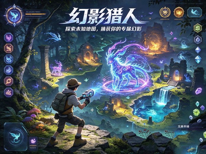 幻影猎人:穿梭不同地图捕获幻影,培养专属猎人队伍