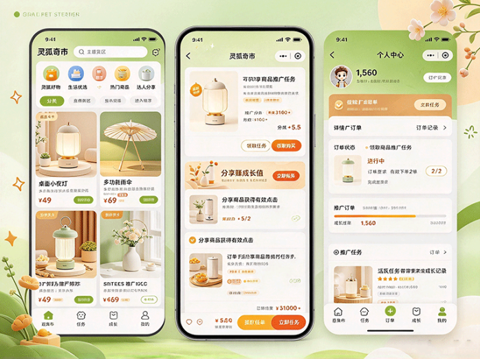 灵狐奇市怎么玩?逛主题货区找好物,订单和活跃任务同步成长
