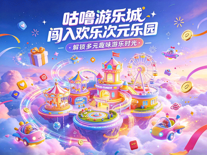 咕噜游乐城怎么玩?进入欢乐次元乐园,体验多种趣味游乐玩法