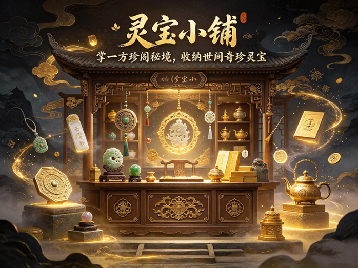 想经营一间灵宝小铺?收纳世间奇珍,一步步丰富自己的珍阁收藏