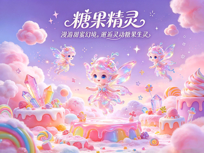 糖果精灵怎么玩?探索甜蜜幻境,收集各种灵动糖果精灵