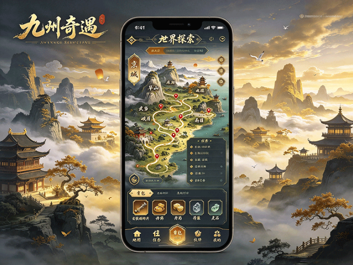 九州奇遇首码上线!踏入国风世界,自由探索未知奇遇