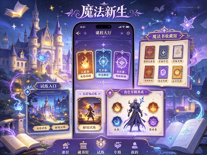 探秘魔法学院!魔法新生,潜心修习各类秘术,见证魔法师的蜕变成长