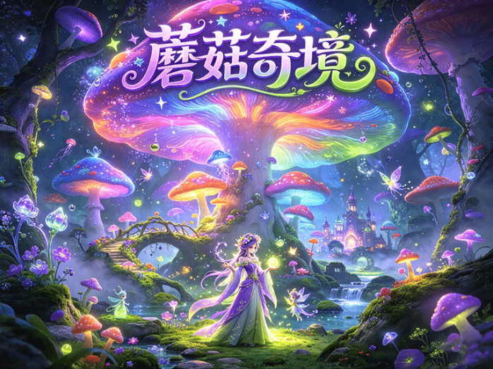 新游蘑菇奇境!踏入魔幻蘑菇秘境,一边游历一边收集稀有物资