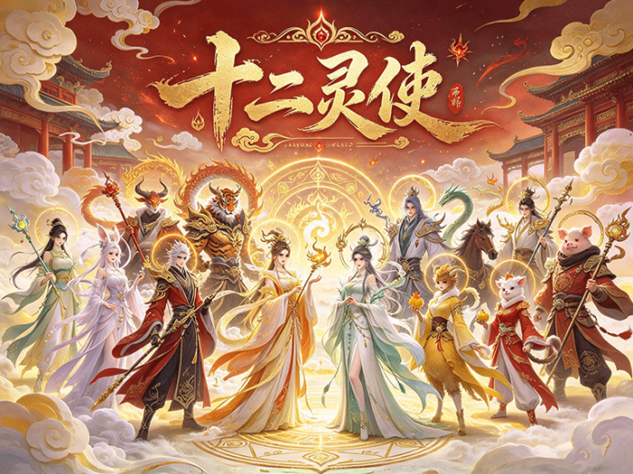 领略生肖国风魅力!十二灵使,寻访十二灵使,以谋略纵横江湖