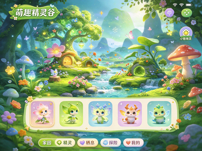 萌趣精灵谷怎么玩?进入秘境寻找精灵,一步步建设自己的栖息地